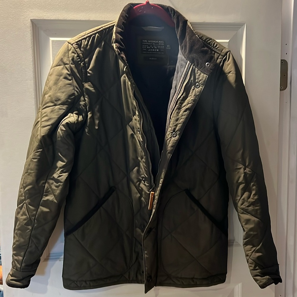 J Crew Sussex Jacket - army green - size XS